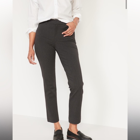 Old Navy Gray Straight Leg Pants - Picture 2 of 2